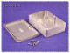 Thick Wall Diecast Enclosure 121x171x45 mm, Natural Aluminum