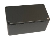 Aluminium Gehäuse, wasserdicht 64x115x51 mm, schwarz