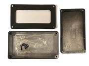 Aluminium Gehäuse, wasserdicht 64x115x51 mm, schwarz