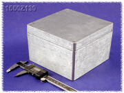 Massives Dickwand Aluminium Gehäuse 160x160x82 mm,...