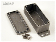 Aluminium Gehäuse, Boden mit Montagewinkeln 39x92x27...