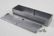 Diecast Enclosure 71x254x51 mm, Natural Aluminum