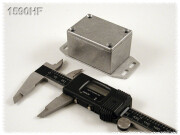 Aluminium Gehäuse, Boden mit Montagewinkeln 38x53x27...