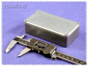 Zinc Aluminium Gehäuse 62x112x27 mm, natur