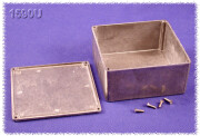 Watertight Diecast Enclosure 119x119x55 mm, Natural Aluminum