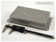 Aluminium Gehäuse, wasserdicht, Deckel mit Montagewinkeln 119x187x33 mm, natur