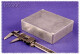 Diecast Enclosure 121x145x35 mm, Natural Aluminum