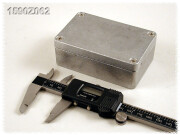 Aluminium Gehäuse, wasserdicht 64x98x26 mm, natur