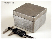 Aluminium Gehäuse, wasserdicht 120x122x60 mm, natur