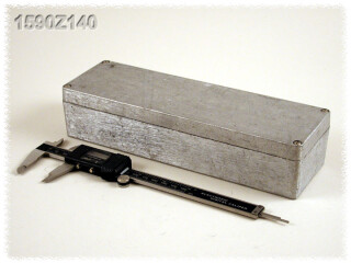 Watertight Diecast Enclosure 80x250x40 mm, Natural Aluminum