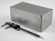 Aluminium Gehäuse, wasserdicht 120x221x61 mm, natur