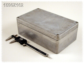 Aluminium Gehäuse, wasserdicht 159x260x70 mm, natur