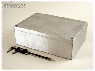 Aluminium Gehäuse, wasserdicht 232x332x111 mm, natur