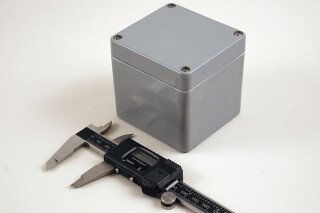 Watertight GRP Enclosure 75x81x75 mm, Gray