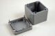 Watertight GRP Enclosure 75x81x75 mm, Gray