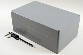 Watertight GRP Enclosure 250x400x160 mm, Gray