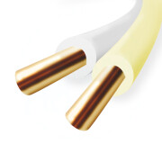 SilverGold-Draht 2*0,8mm2 PTFE-isoliert