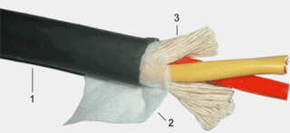 Gotham Audio 150 m Spule, Typ 13001 GAC-2paar rund Doppelgeschirmtes Multipaarkabel