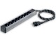 Inakustik reference Power bar AC-2502-P8 8 x Schuko 16A; 3 x 2,5 mm² black 1,5m