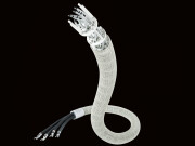 Inakustik reference LS-2404 AIR PURE SILVER BFA Banana & Cable lug-Adapter; Single-Wire White 2 x 3,0m