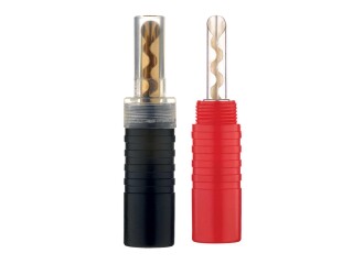 Inakustik Exzellenz BFA Banana 4 mm Banana Rot/Schw. 2er Set