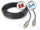 Inakustik Profi HDMI 2.1 LWL Cable | Bis 100m | 8K Profi HDMI 2.1 LWL Cable 48 Gbps | 8K Anthracite