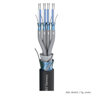 Multipair SC-Mistral MCF; schwarz, matt 2 x 0,22 mm2 x Paaranzahl