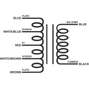 Edcor CXPP10-600-8K Push Pull Tube Output Transformer