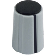 Sifam British Collet Knob with line, 10mm, grey, 1/8 shaft