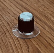 Knurled Knob 1176-2 with kirt 31mm skirt diameter