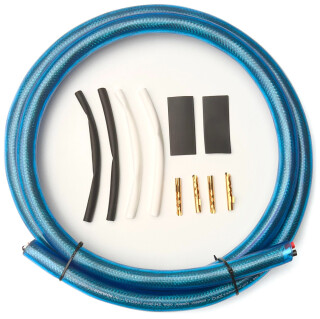 Sommercable SC-DUAL BLUE HighEnd speaker cable, Single-Wiring Set Inakustik Banana 3,00m