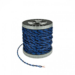 AngeliqueCopper.Wire 2x 1.0 mm black/blue
