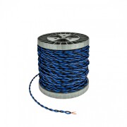 Angelique®Copper SolidCore Wire 2x 2.0mm black/blue