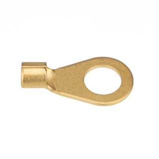Ring Cable Lug M6 Copper goldplated R60-6.5G 2 x pairs