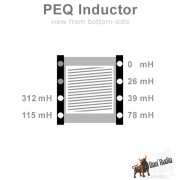 Classi PEQ Drosselspule 312mH,155mH,78mH,39mH,26mH