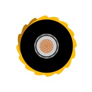 Sommer Instrumentenkabel SC-Classique Fabric Covered, yellow-schwarz