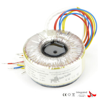 PRR 176 Power Trafo - Pri.: 2x115v- Sec.: 2 x 18v, 1 x 120v