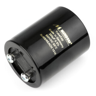Mundorf TubeCap  100 uF ±5%, 550VDC