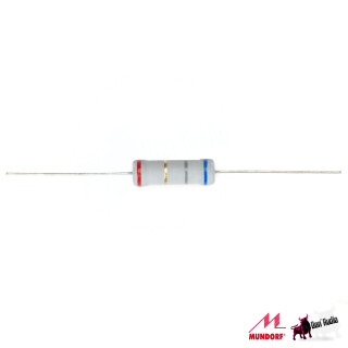 Mundorf MOX Resistor 5 Watt 8,2 ±2% Ohm, 8 * 24mm
