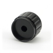Aluminum Knob Tatto Black 30mm
