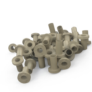 Edcor Nylon shoulder washers für #8 screws. Bag of 50pcs