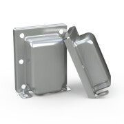 Unpainted vertical steel end bells für US EI-100...