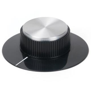 Vintage Knob UREI, Aluminum Cap, Skirt 77mm