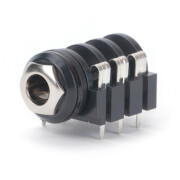 K-Line DAZ-223S-PC Klinkenbuchse PCB silberne Pins Stereo...