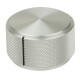 Solid Aluminum Knob Eli Silver