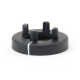 Nut Cover for 14,5mm Classic Collet Knobs matt, black, indicator line
