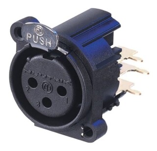 20 pieces package NEUTRIK NC3FAHR1 XLR-Receptacle 3-pol A-Series