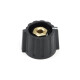 Elma Classic Collet Wing Knob 21mm black 1/4 Shaft