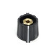 Elma Classic Collet Wing Knob 21mm black 1/4 Shaft