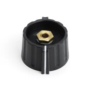 Elma Classic Collet Wing Knob 28mm black 1/4 Shaft
